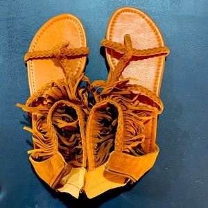 Southern Fried Chics leather Sandals